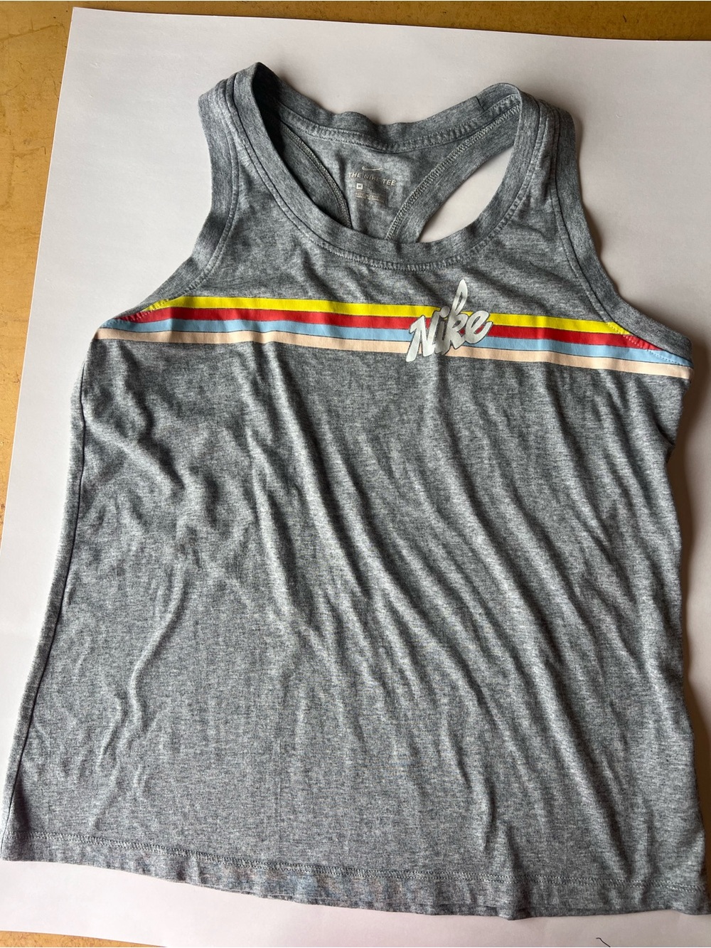 Nike Gray The Nike Tee Crewneck Shirt
